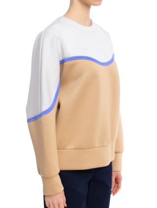 Молочний світшот SPORTMAX : фото 5 - Invogue